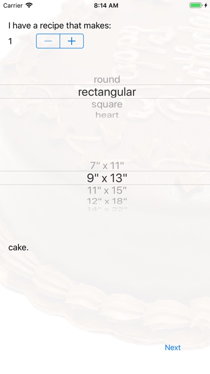 Cake Pan Converter