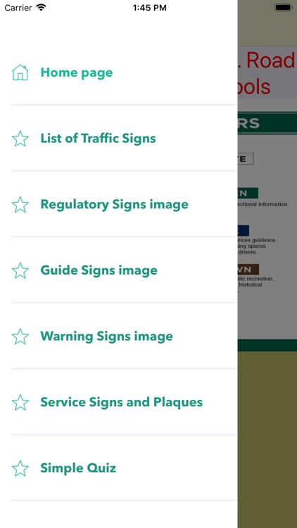 Road Signs vocabulary