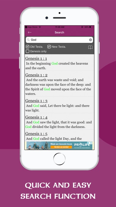 Screenshot #2 pour ASV Bible Offline - Holy Bible