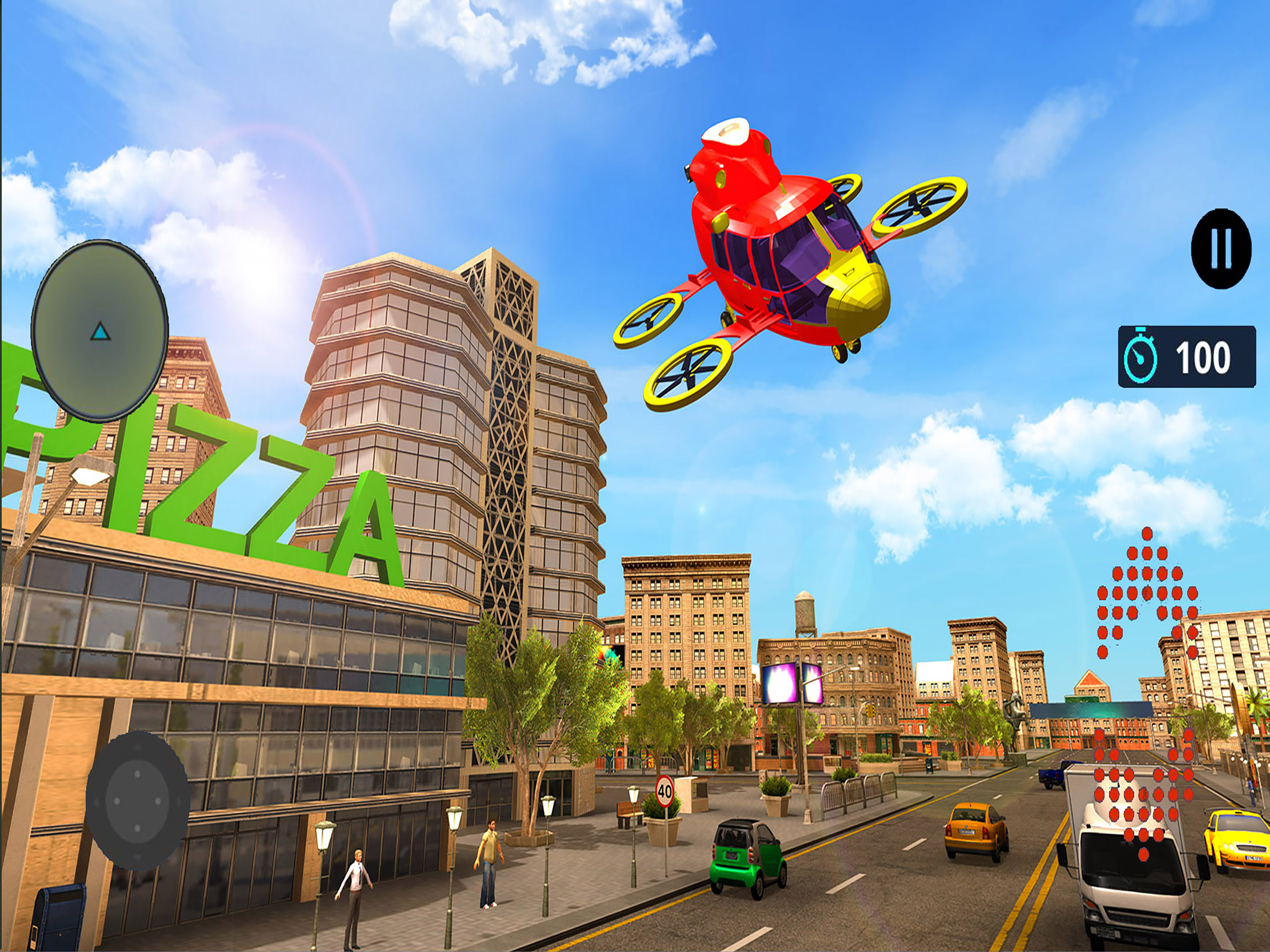 Drone Taxi Flight Simulator 3d