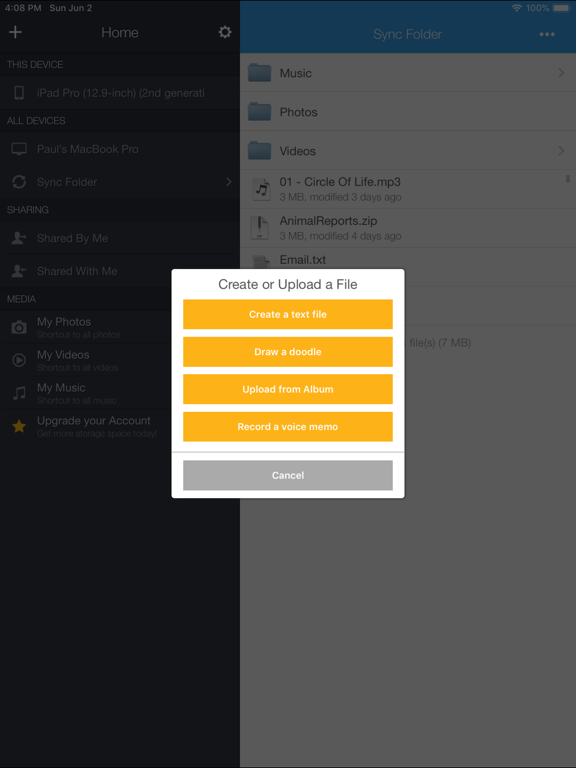 Screenshot #6 pour MyPCBackup