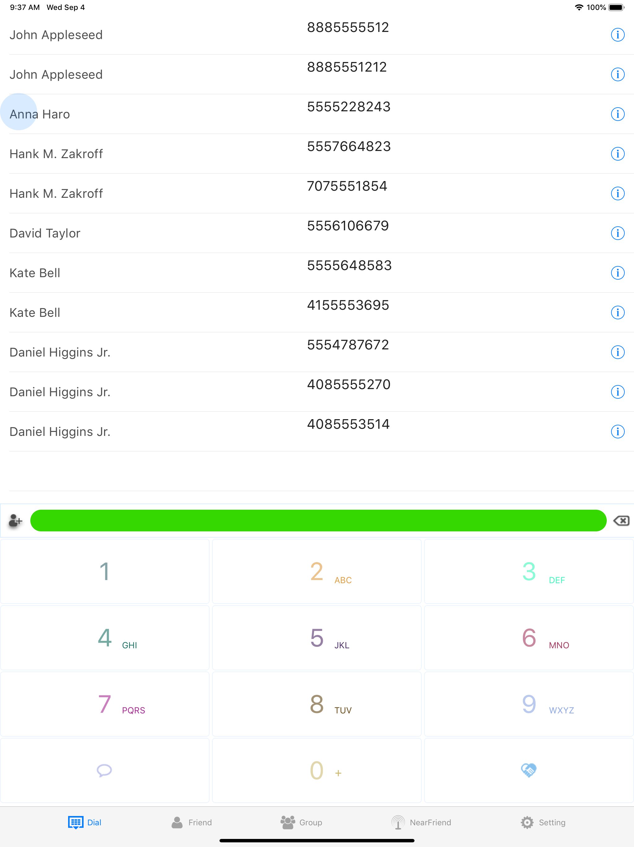 ContactEasy-address Book help