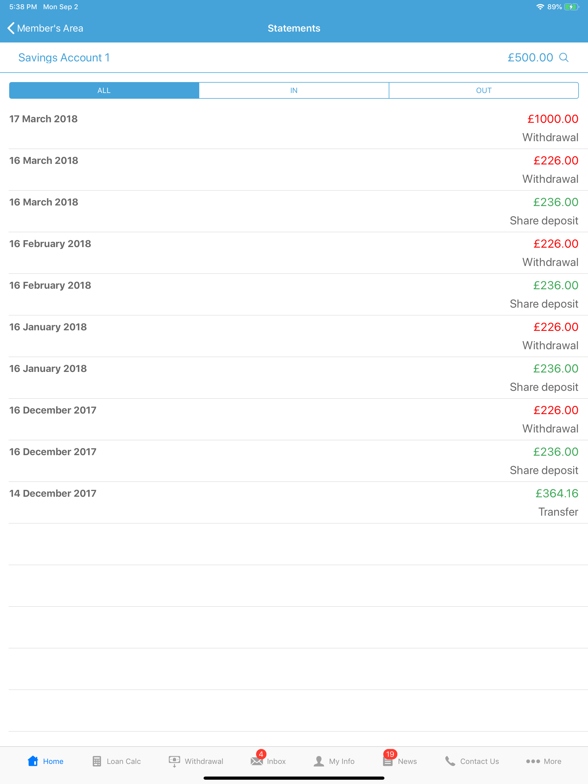 NHS Credit Union Mobile screenshot 10