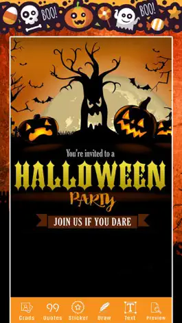 Game screenshot Halloween Party Greetings mod apk