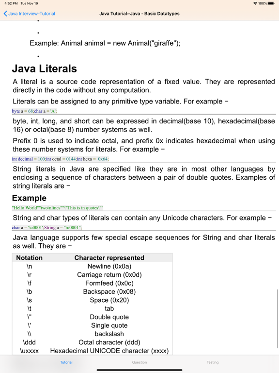 Screenshot #5 pour Java Question for Interview