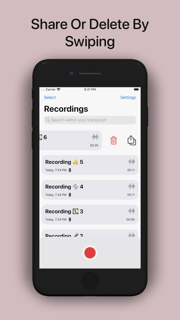 iPhone screenshot