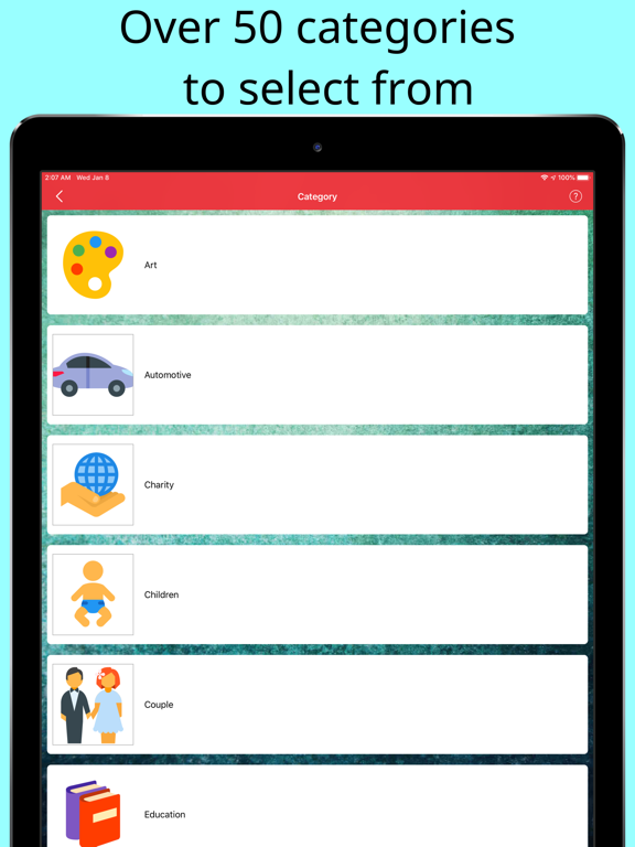 Personal Goals iPad screenshot 7 - Productivity app