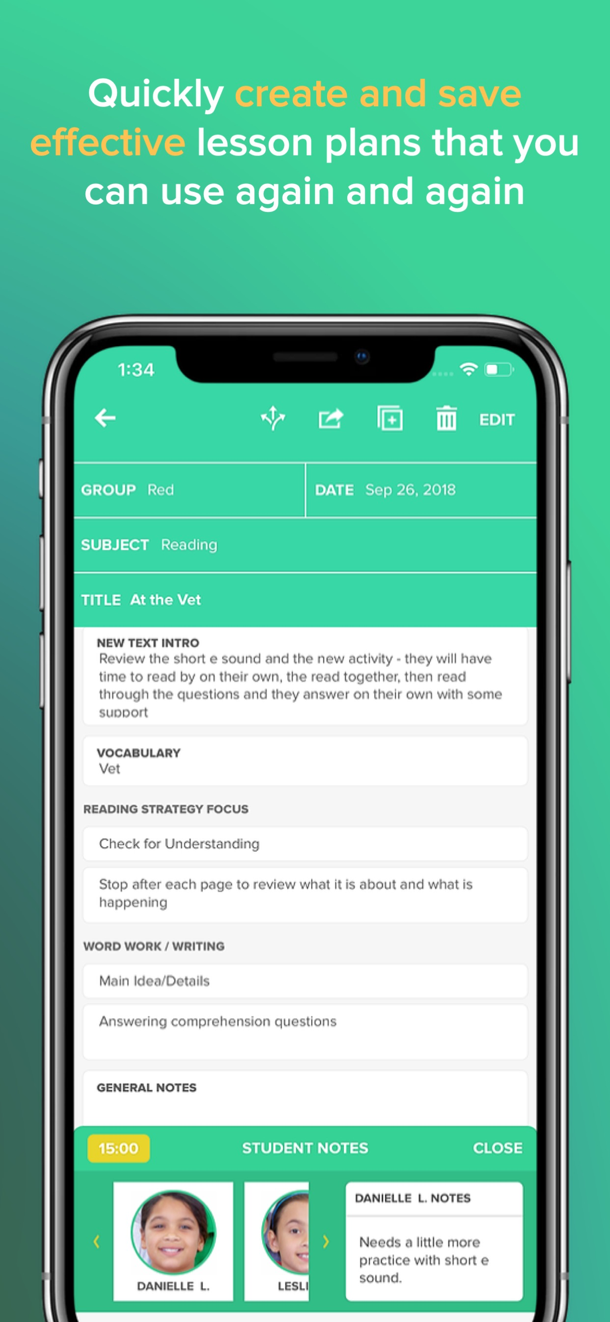 GRō - Guided Reading Organizer screenshot 4