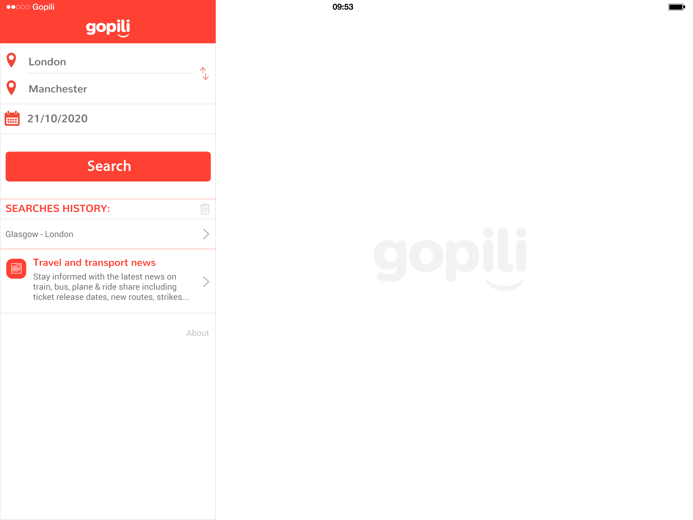 Gopili - Find cheap tickets