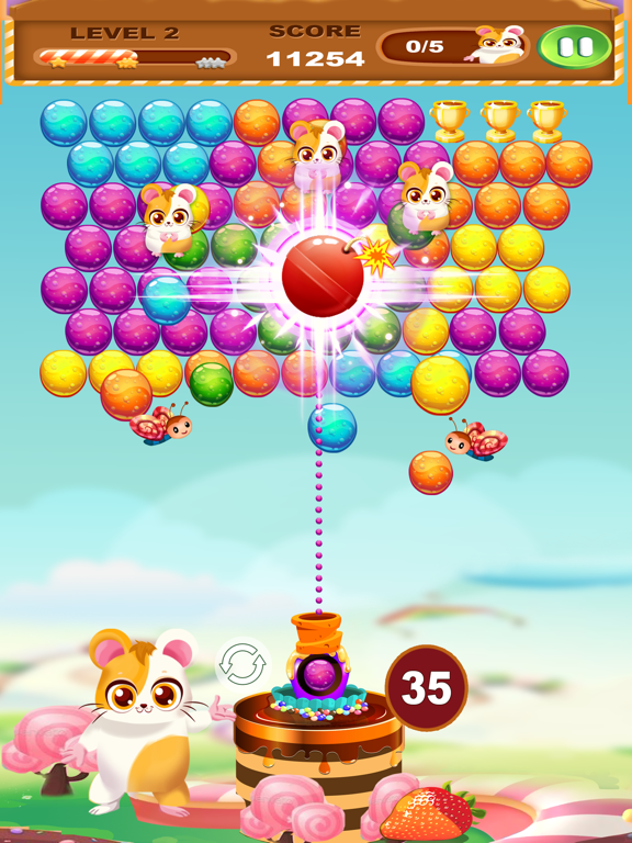 Bubble Sweet Games 2020 iPad screenshot