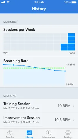 Game screenshot BreathingApp — Breath Trainer hack