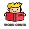 Word order app  help to people to learn how to make sentences in English