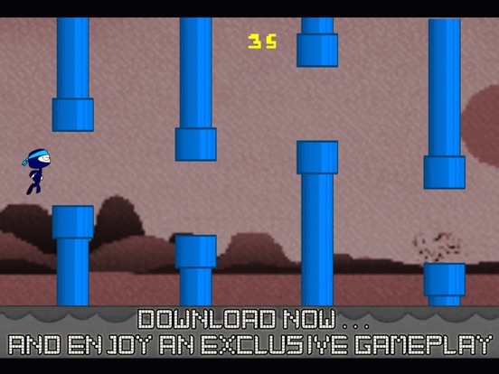 Ninja World Ride - Tap Game iPad screenshot