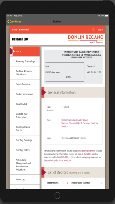 Screenshot #3 pour Donlin Recano Mobile App