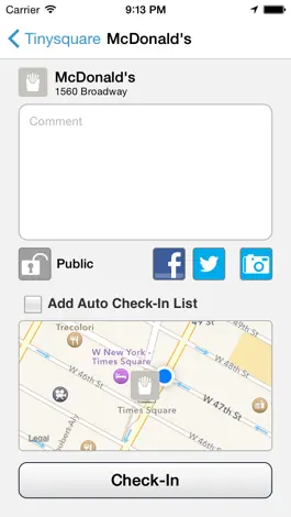 Game screenshot Tinysquare for Foursquare hack