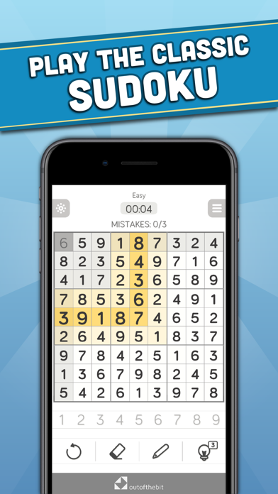 Screenshot #1 pour Sudoku - Jeu classique