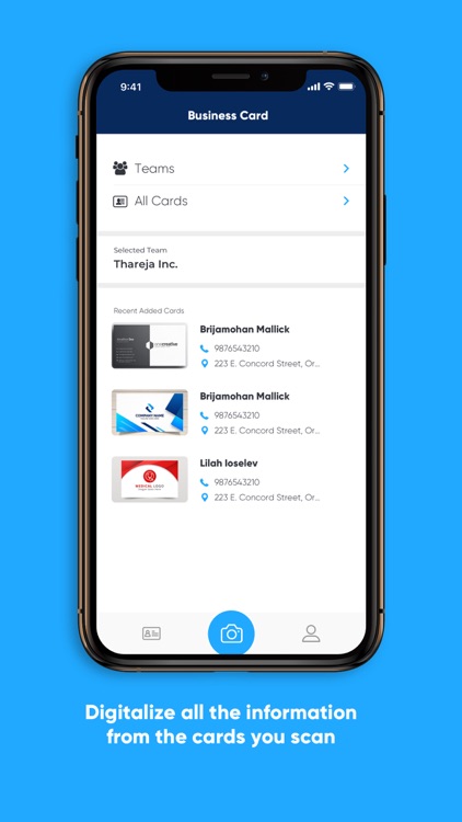 CardCam Business Card Scanner