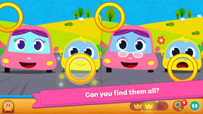 Pinkfong Spot the difference screenshot
