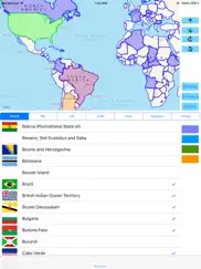 3d visited countries ipad resimleri 3