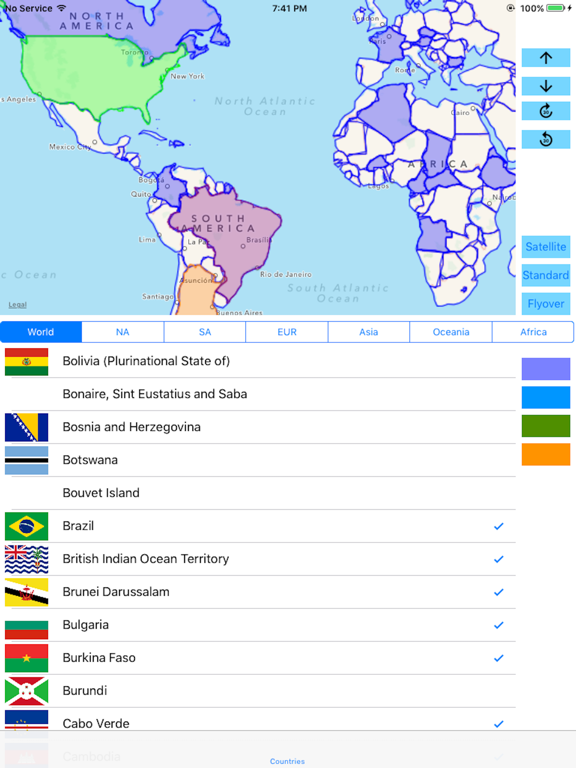 Screenshot #6 pour 3D Visited Countries