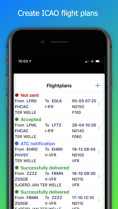 AeroPlus FlightPlan - VFR/IFR Screenshot