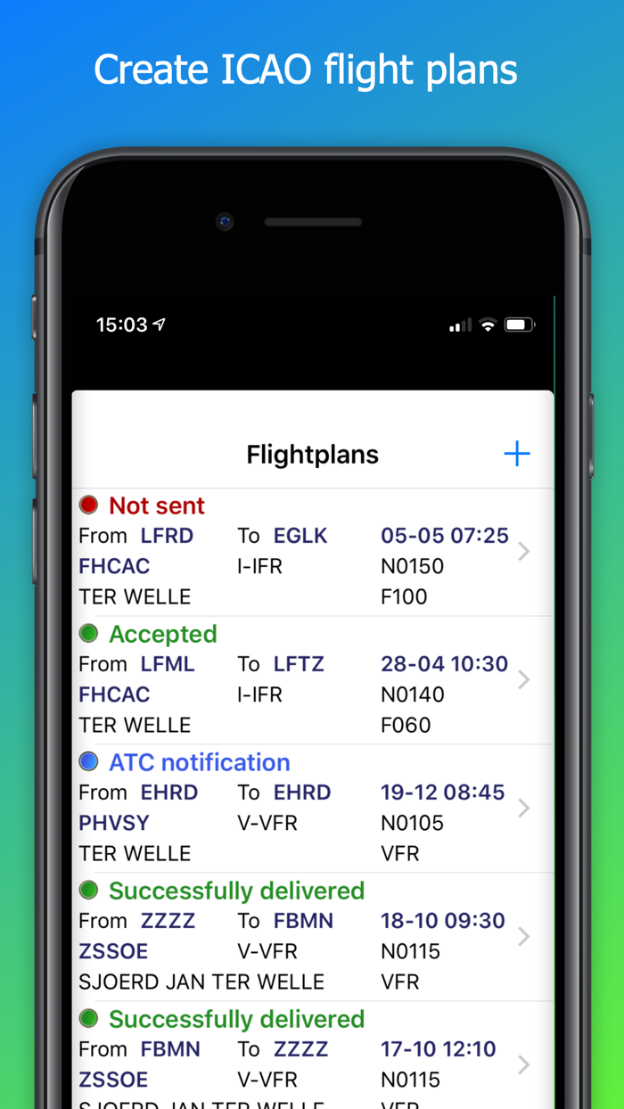 AeroPlus FlightPlan - VFR-IFR