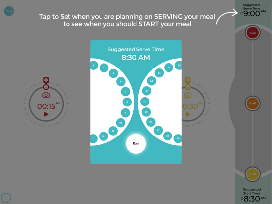 Dash - Visual Cooking Timer iPad screenshot 7 - Food & Drink app