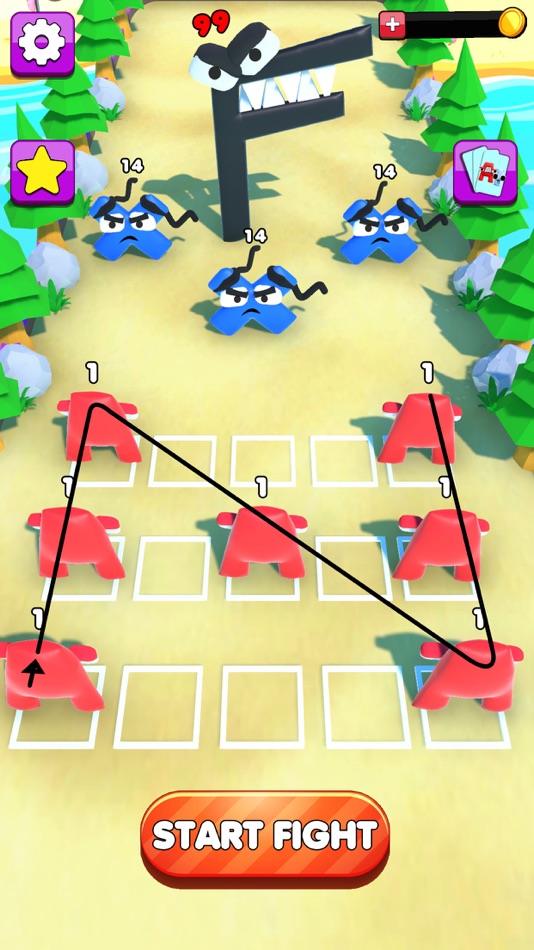 Merge Alphabet Lore Run Fight - 1.5 - (iOS)