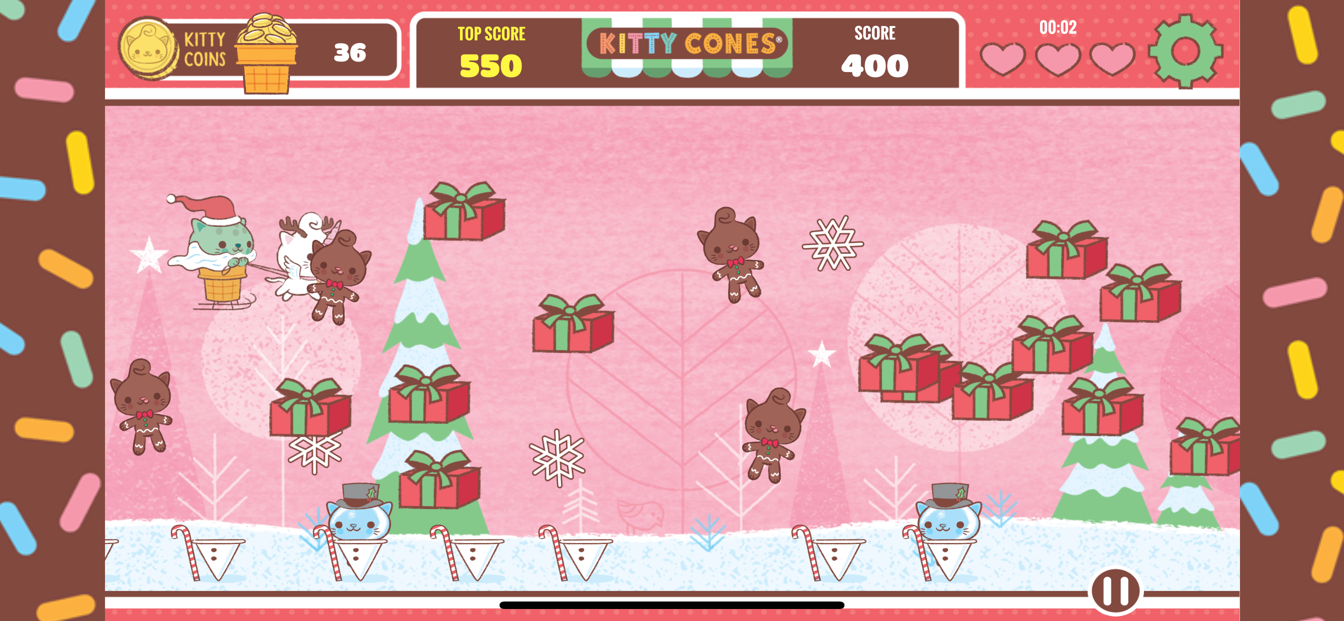 Kitty Cones Christmas screenshot 8