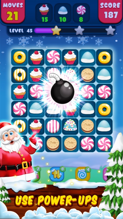 Candy World - Christmas Games screenshot-3
