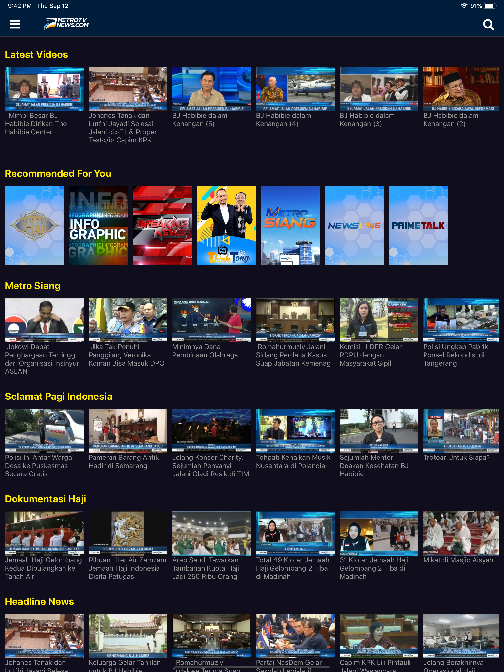 MetroTV News