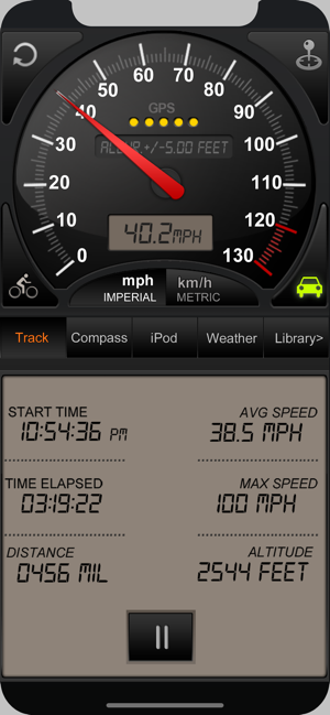 ‎Speedometer GPS+ Screenshot