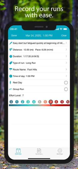 Running Log Lite: Screenshot 3 von 4