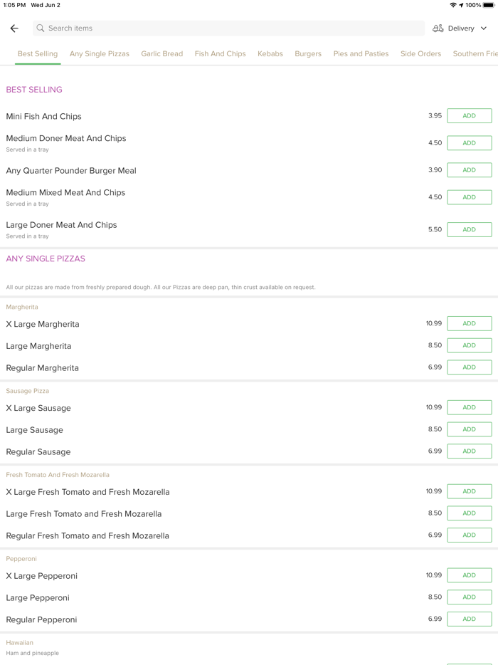 Green Lanes Tasty Bites.