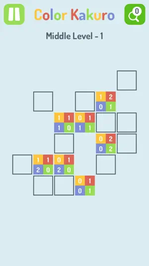 Color Kakuro screenshot 3