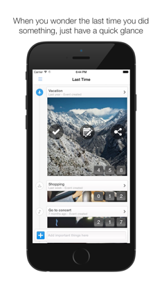 Last Time Tracker screenshot 2