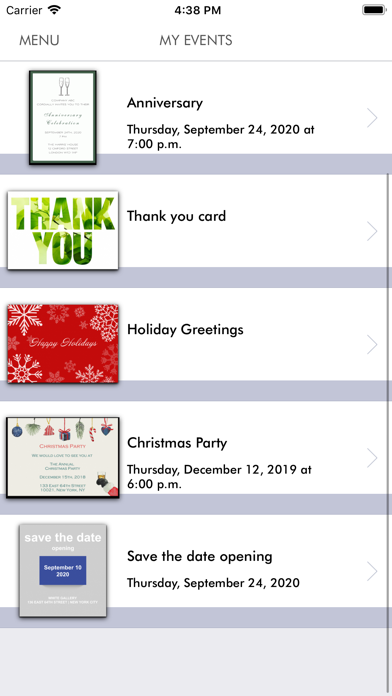 Screenshot #1 pour Eventkingdom Poste en ligne