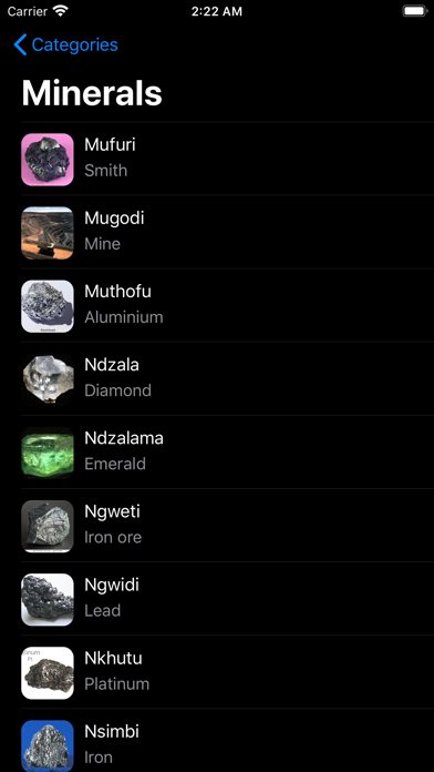 Xitsonga Dictionary Screenshot