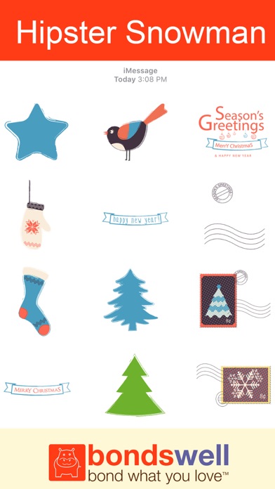 Screenshot #1 pour Hipster Snowman