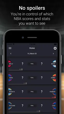 Game screenshot Spoiler-free Basketball Scores mod apk