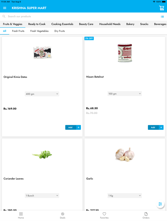 Screenshot #5 pour Krishna Pazhamudhir Supermart