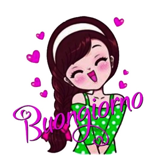 Sticker buongiorno e buonanott icon