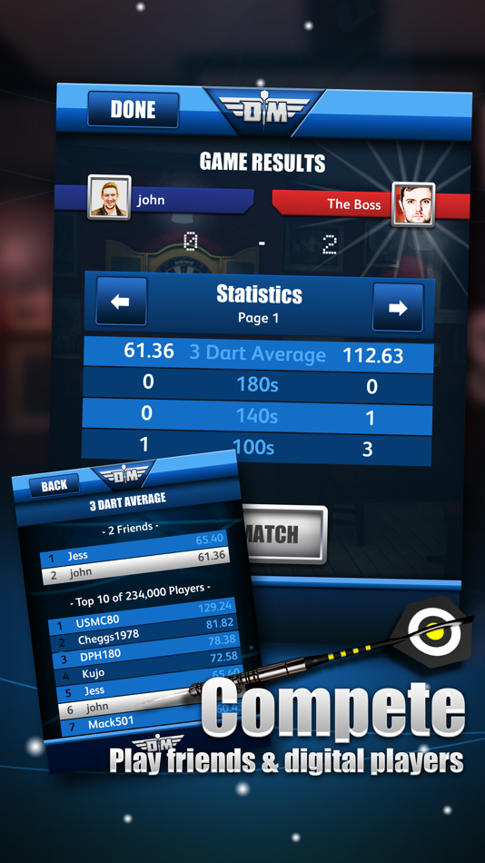 #4. Darts Match (iOS) 来自: Motionlab