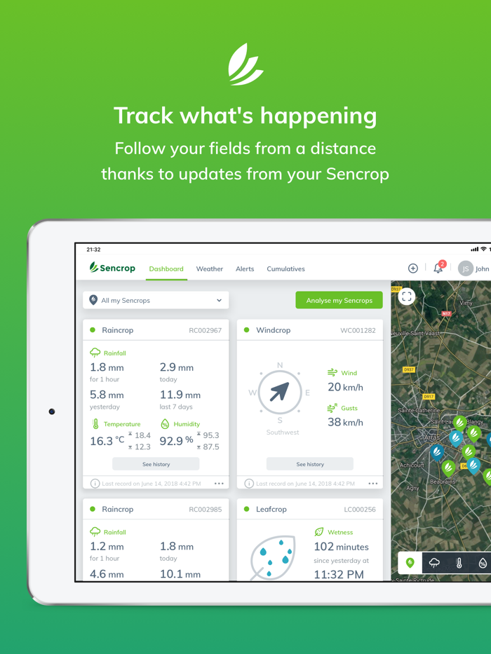Sencrop local weather