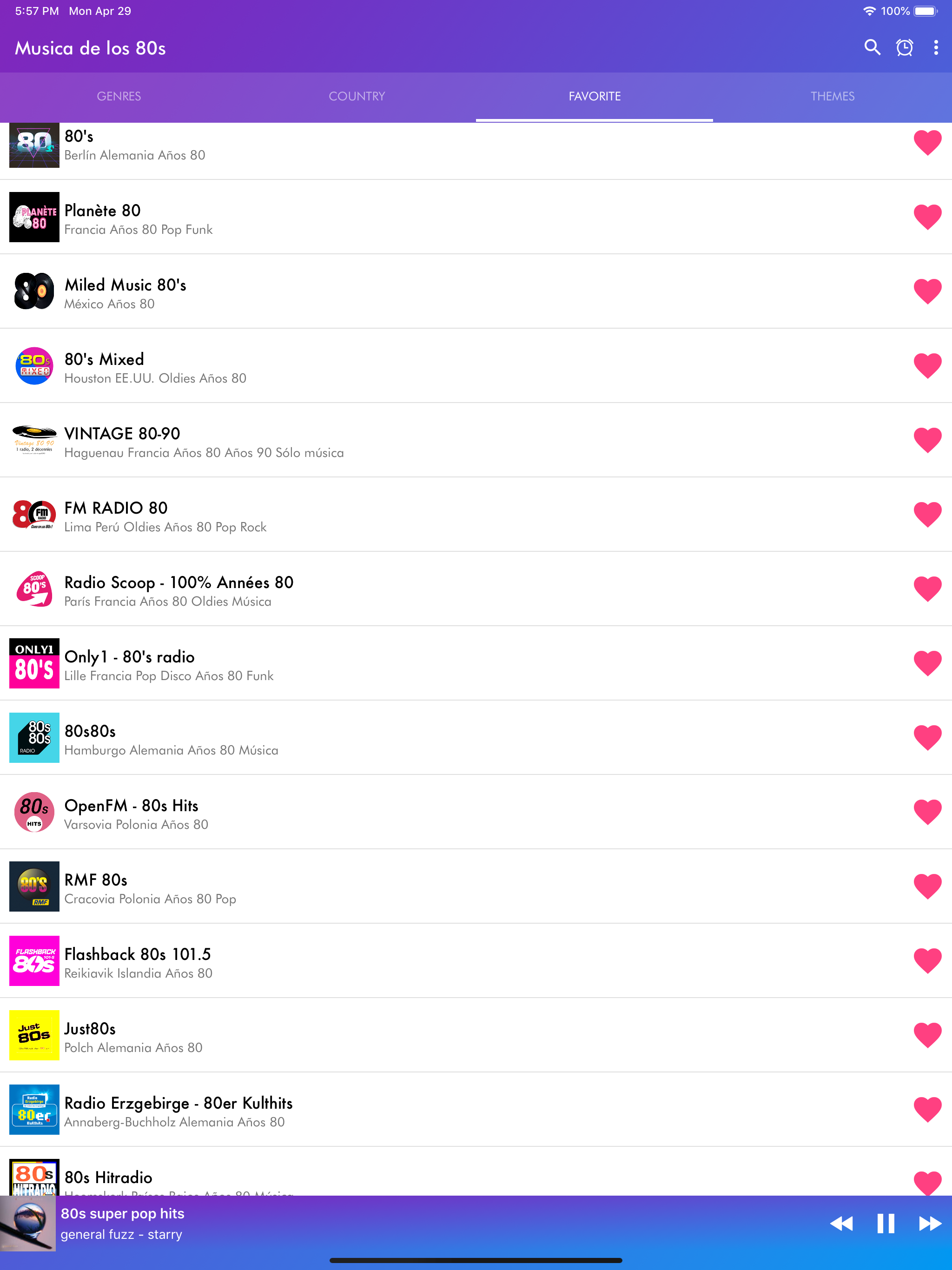 Musica de los 80s Radio