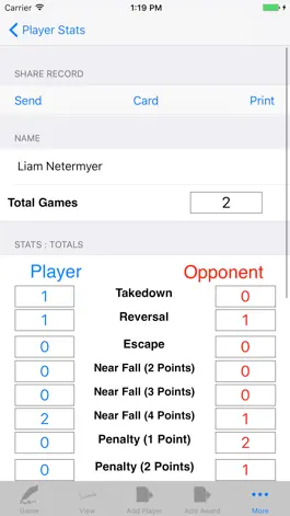Game screenshot Wrestling Game & Player Stats hack