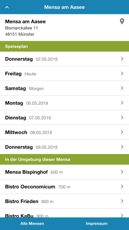Mensa Münster und Steinfurt
