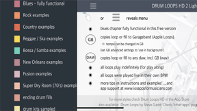 Drum Loops HD 2 Light screenshot