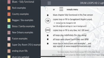 Screenshot #2 pour Drum Loops HD 2 Light