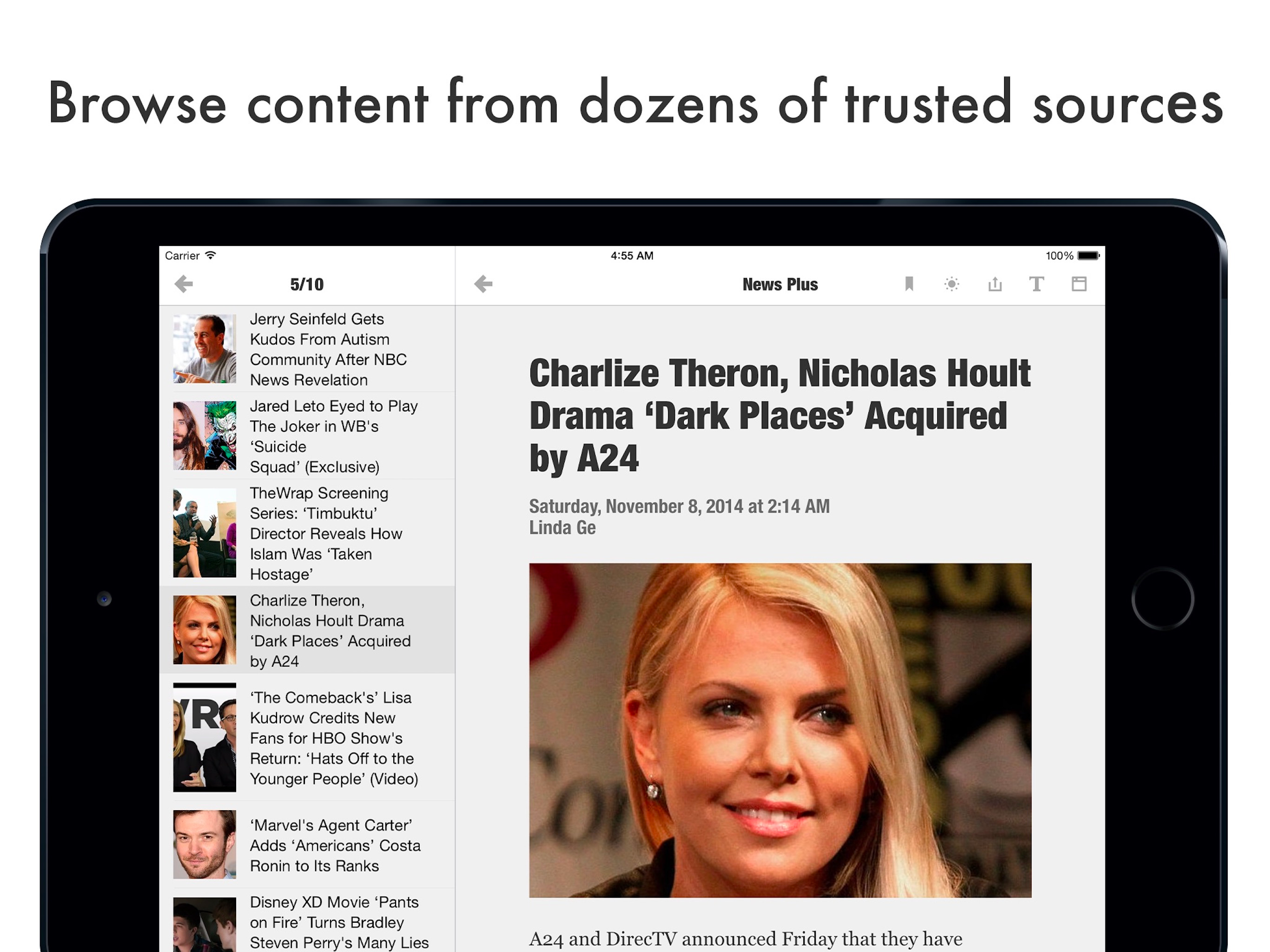 News Plus - Discover the Web